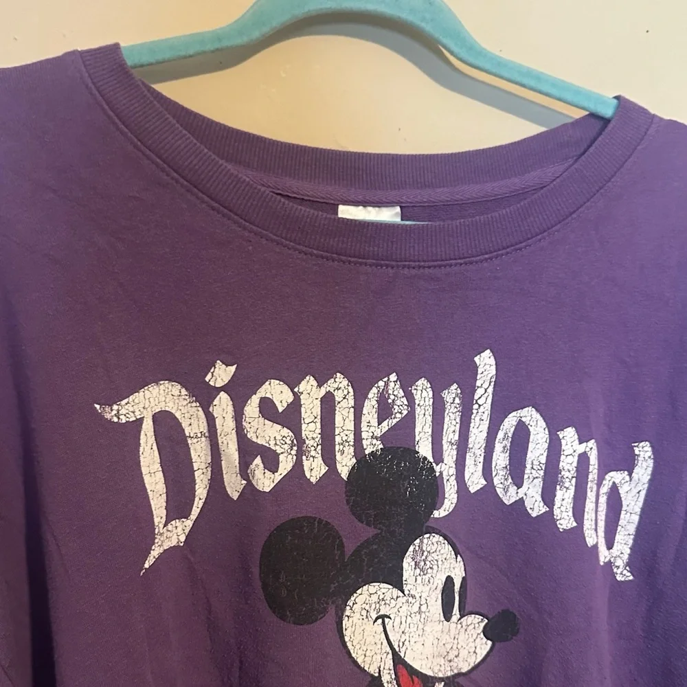 Disneyland 3x Purple Mickey Mouse Long-Sleeve Top - Picture 5 of 7
